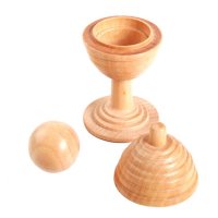 Ball and Vase Wood